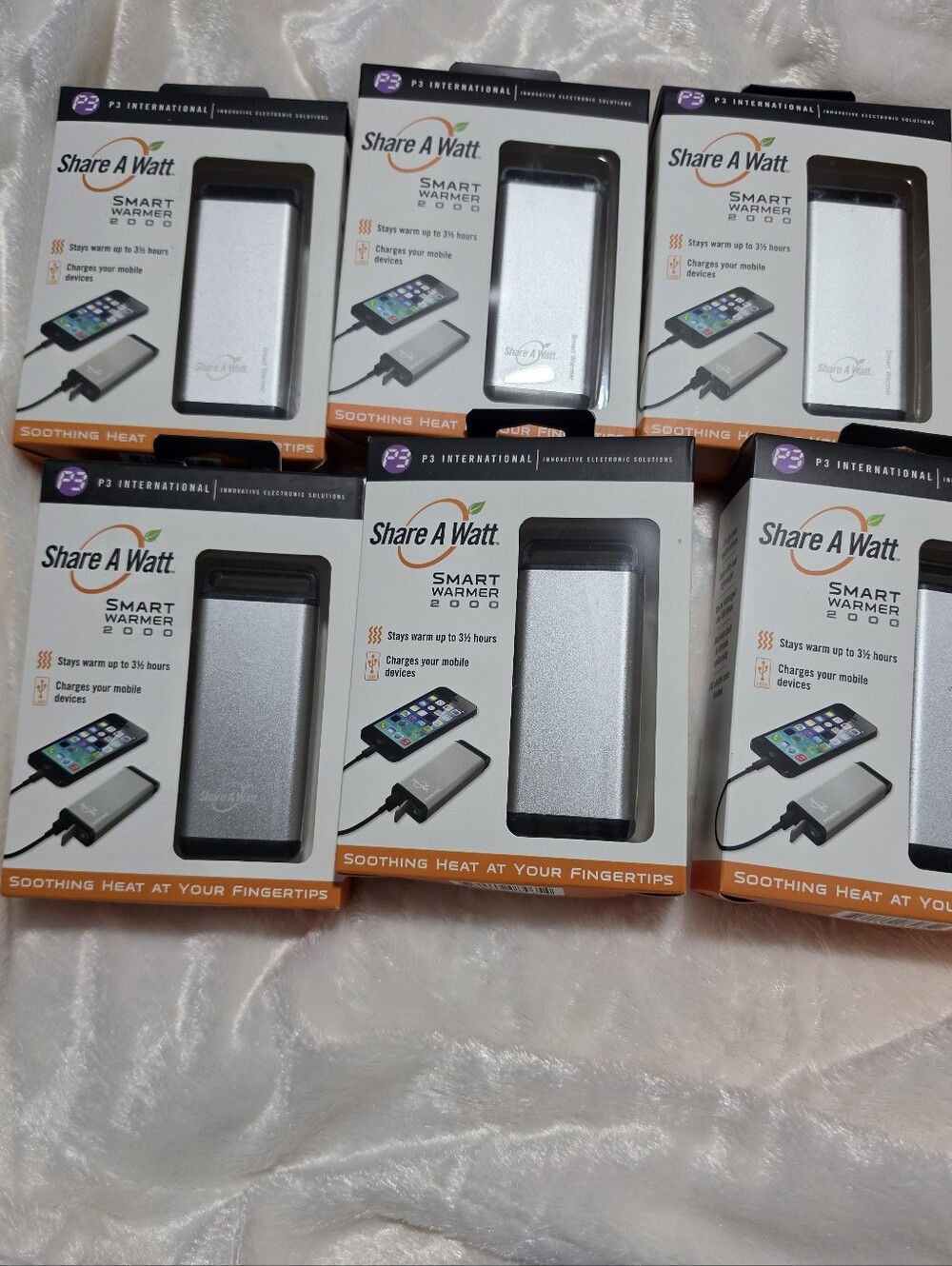 Smart Warmer 2000 Portable Hand Warmer & Power Bank - Silver